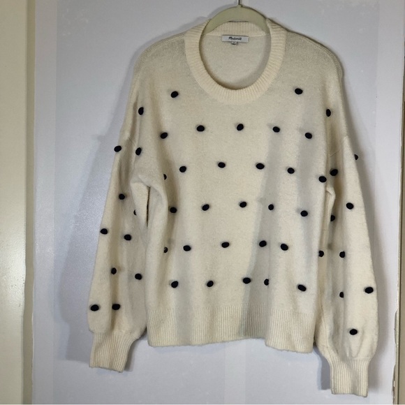 Madewell Brockton Bobble Sweater in Coziest Yarn Size Small - Picture 4 of 16